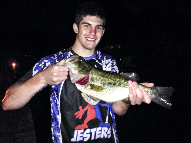 Night Fishing On LakeBoone