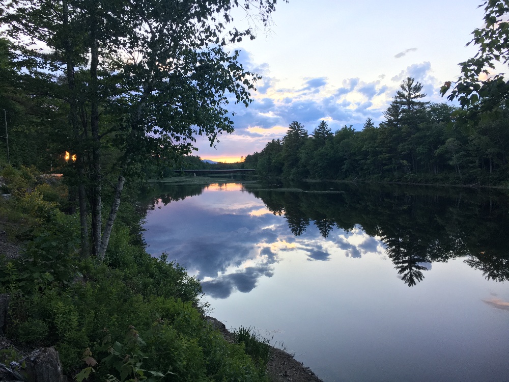 Ossipee river on 153 @ 25 bridge